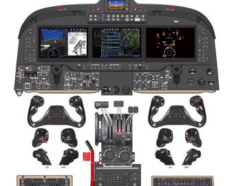 コリンズ計器をアップデートしたビーチクラフト キングエア 300/350