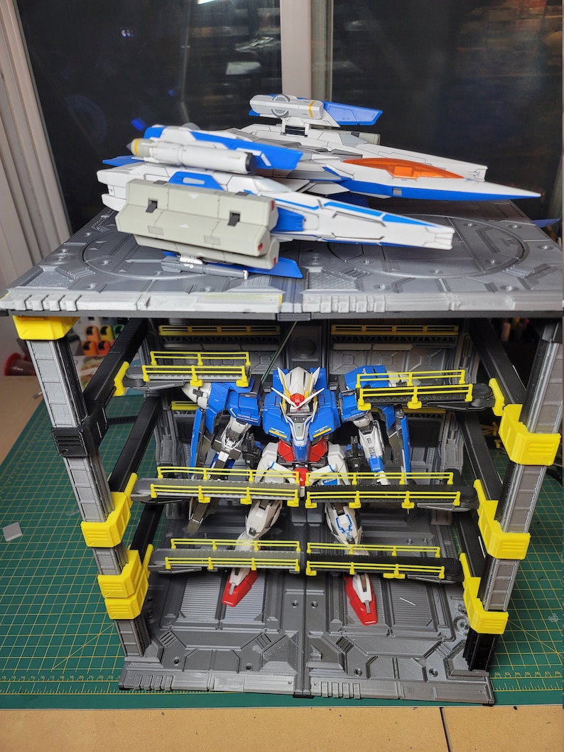 hangar base gunpla gundam stackable image 9