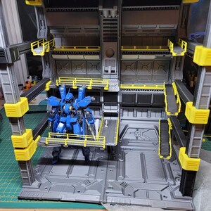 hangar base gunpla gundam stackable image 8