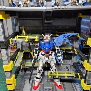 hangar base gunpla gundam stackable image 1