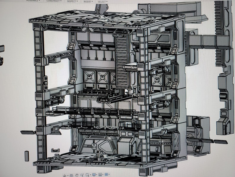 hangar base gunpla gundam stackable image 2