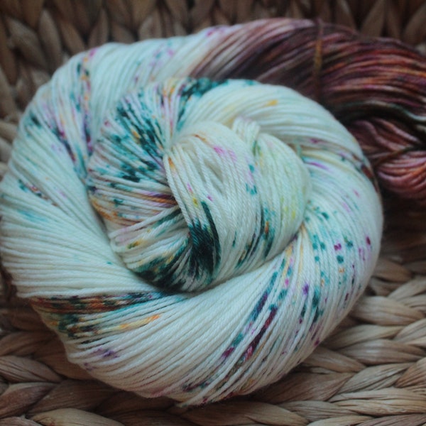 Sockenwolle "supersoft" extrafeine Merino, Assigned Pooling, Farbton "Flowerspirits"!