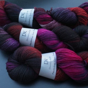 Sock Yarn "Sock and Cloth", Color "Black Rose",