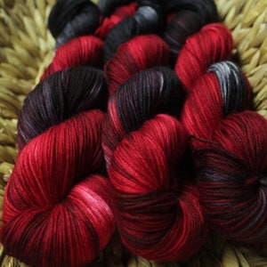 Sock yarn "supersoft" extra fine Merino, color "Rote Zora"!