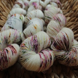 Sock yarn "Sock and Shawl", color -Spring Speckles light-,