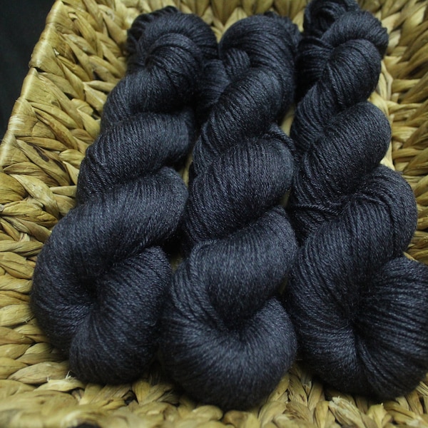 Restmengen: Silkydreams -Anthrazit- 30% Seide 400m/100g,