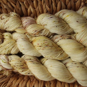Sock yarn &quot;supersoft&quot; extra fine Merino, color &quot;Vanilla Sky&quot;!