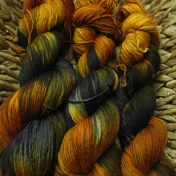 Sockenwolle "Socke und Tuch", Farbton "Goldmarie",