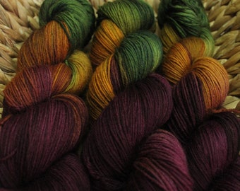 Sock yarn &quot;Sock and Scarf&quot;, shade &quot;Indian Summer&quot;,