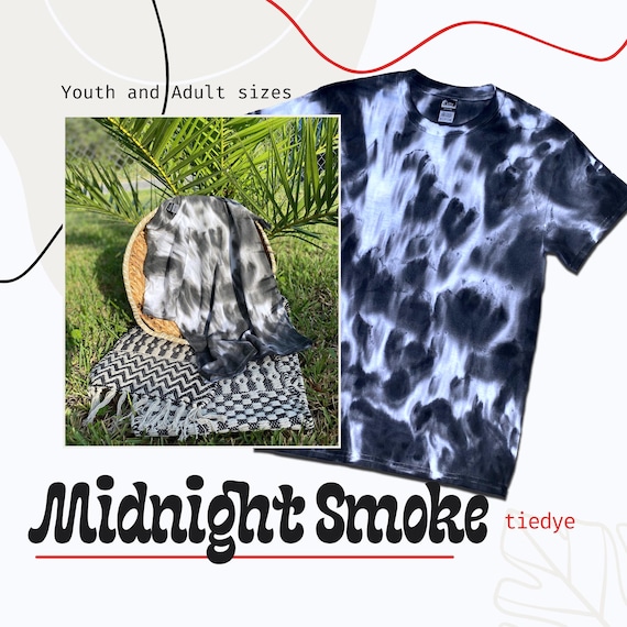 Black and White - Tie-dye - Halloween Sweatshirts - Fall Hoodies - Spooky season