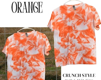 Orange Tie Dye Shirts - Sweaters - Hoodies