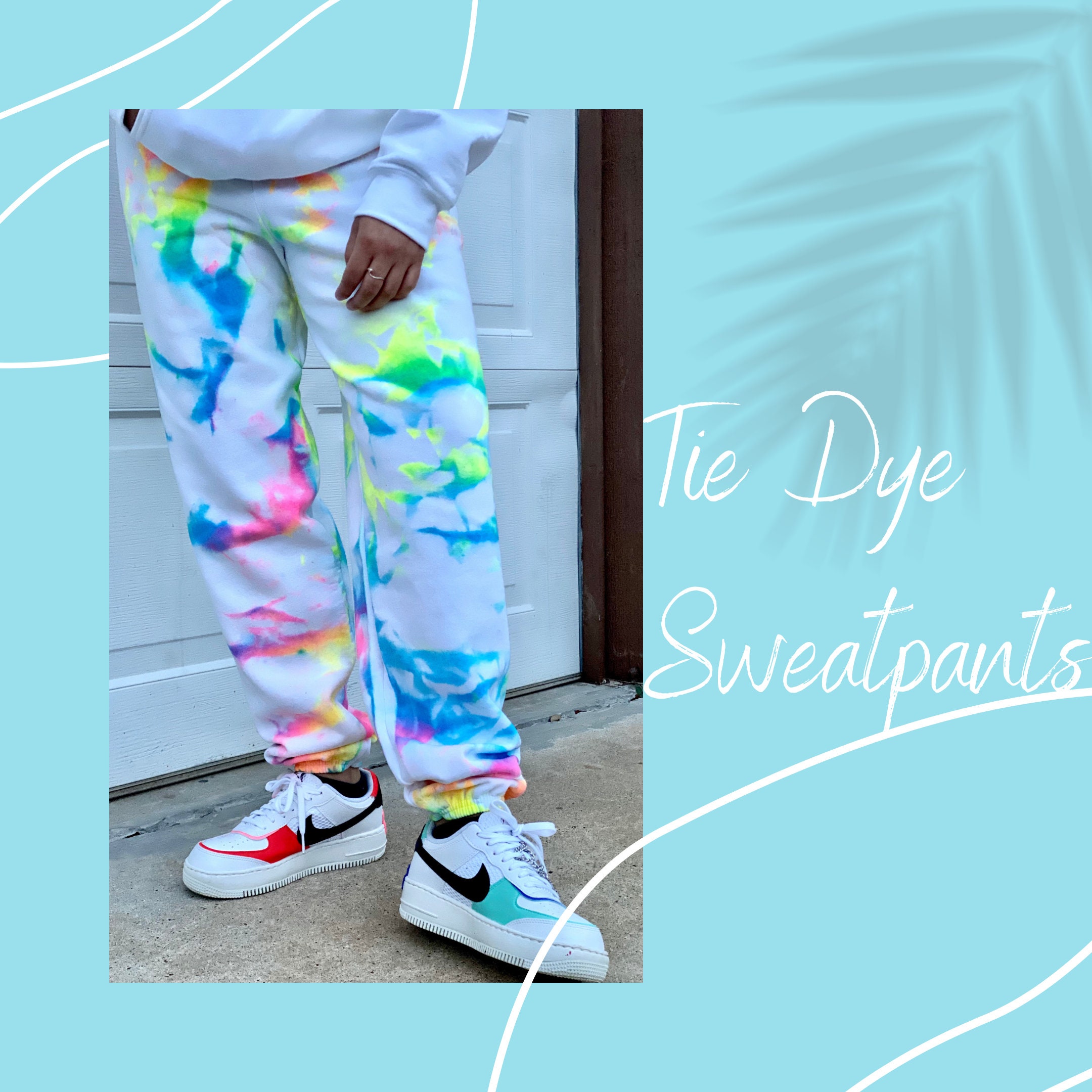 Cotton and Polyester Neon Tie Dye - Etsy