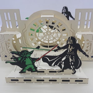 carte pup up de star wars en3 D