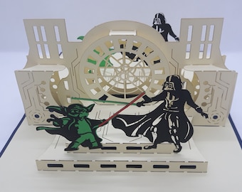 Karta szczeniąt Star Wars w 3D