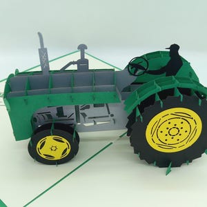 carte tracteur popup personnalisable