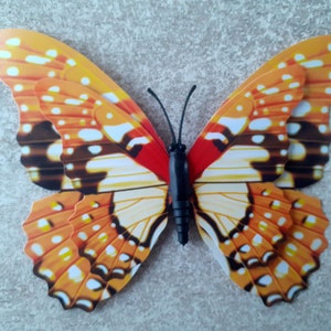 magnet de decoration du papillon en plastique renforcé image 1