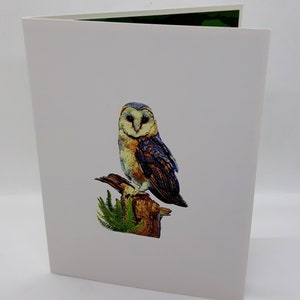 customizable 3D owl pop-up card image 4