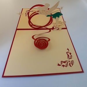 carte 3 d de la fee clochette personnalisable