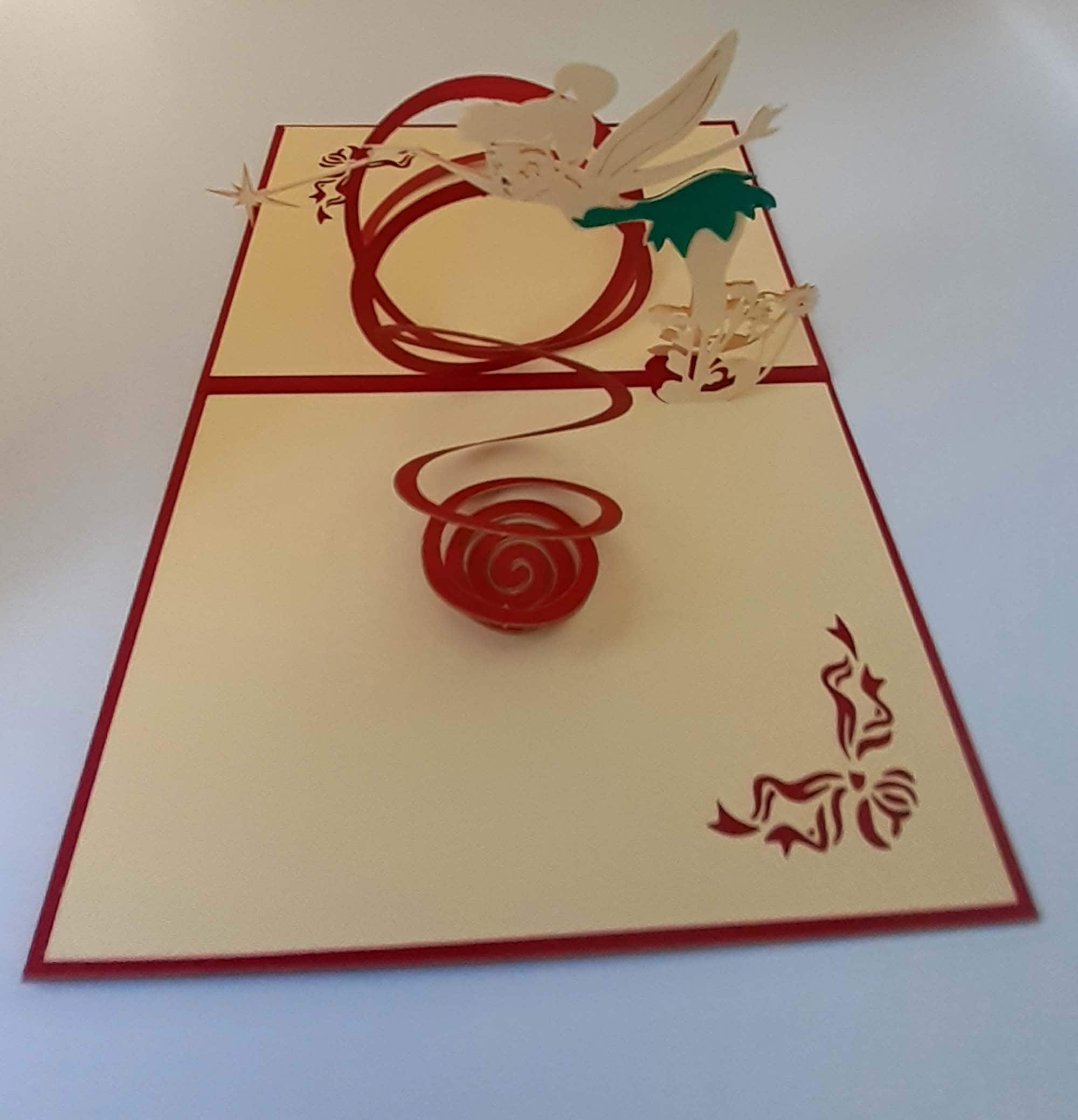 Carte 3 D de La Fee Clochette