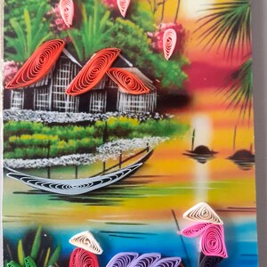 magnet de decoration en carton renforcé multi couleur