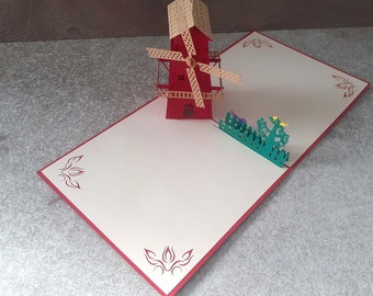 3D pop-up map of the mill