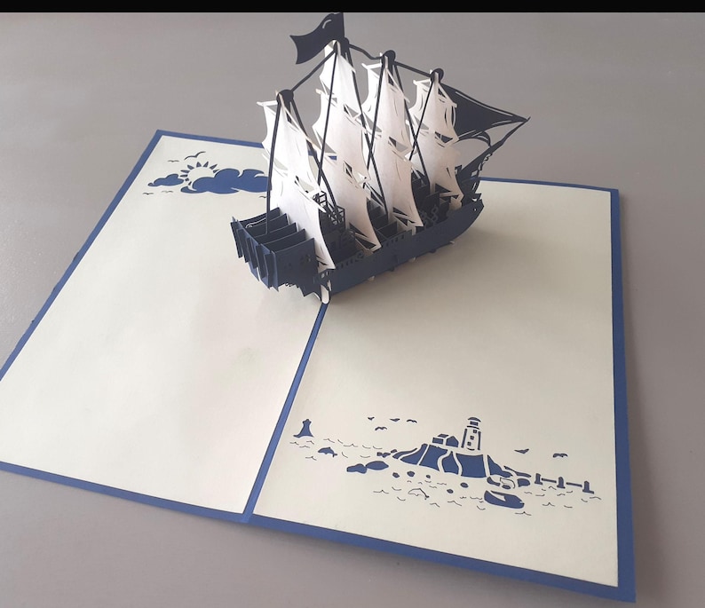 carte 3 D du voilier personnalisable image 1