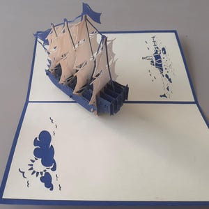 carte 3 D du voilier personnalisable image 3
