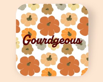 Gourdgeous Vinyl Sticker, Laptop Aufkleber, Halloween Sticker, Kürbis Aufkleber, Notebook Aufkleber, Wasserflaschen Sticker, Kürbis Stickers