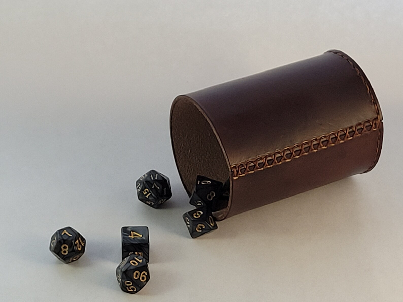 Handcrafted Leather Dice Cup Etsy