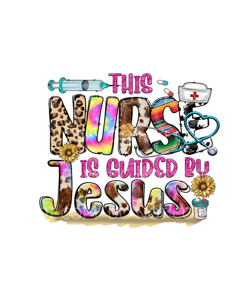 This Nurse is Guided by Jesus Western Nursing Religious Etsy