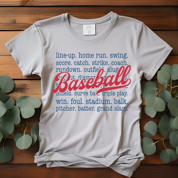 Baseball Transfer Different Baseball Sayings T-Shirt, Sweater, Denim Transfer DTF Transfer Ready To Press Full Color Image