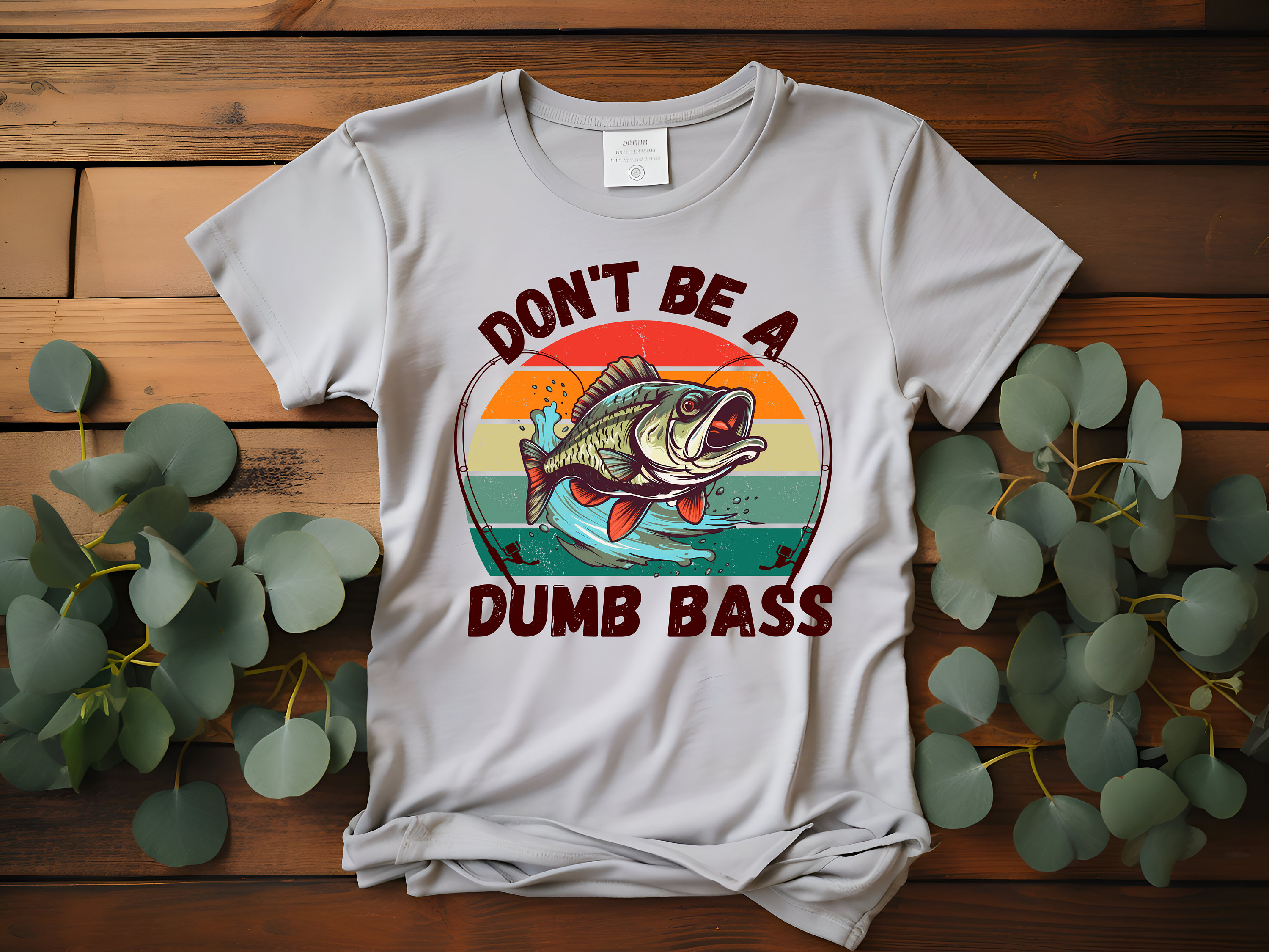 Don’t Be A Dumb Bass, Funny Fish Pun Outdoors Fishing Meme