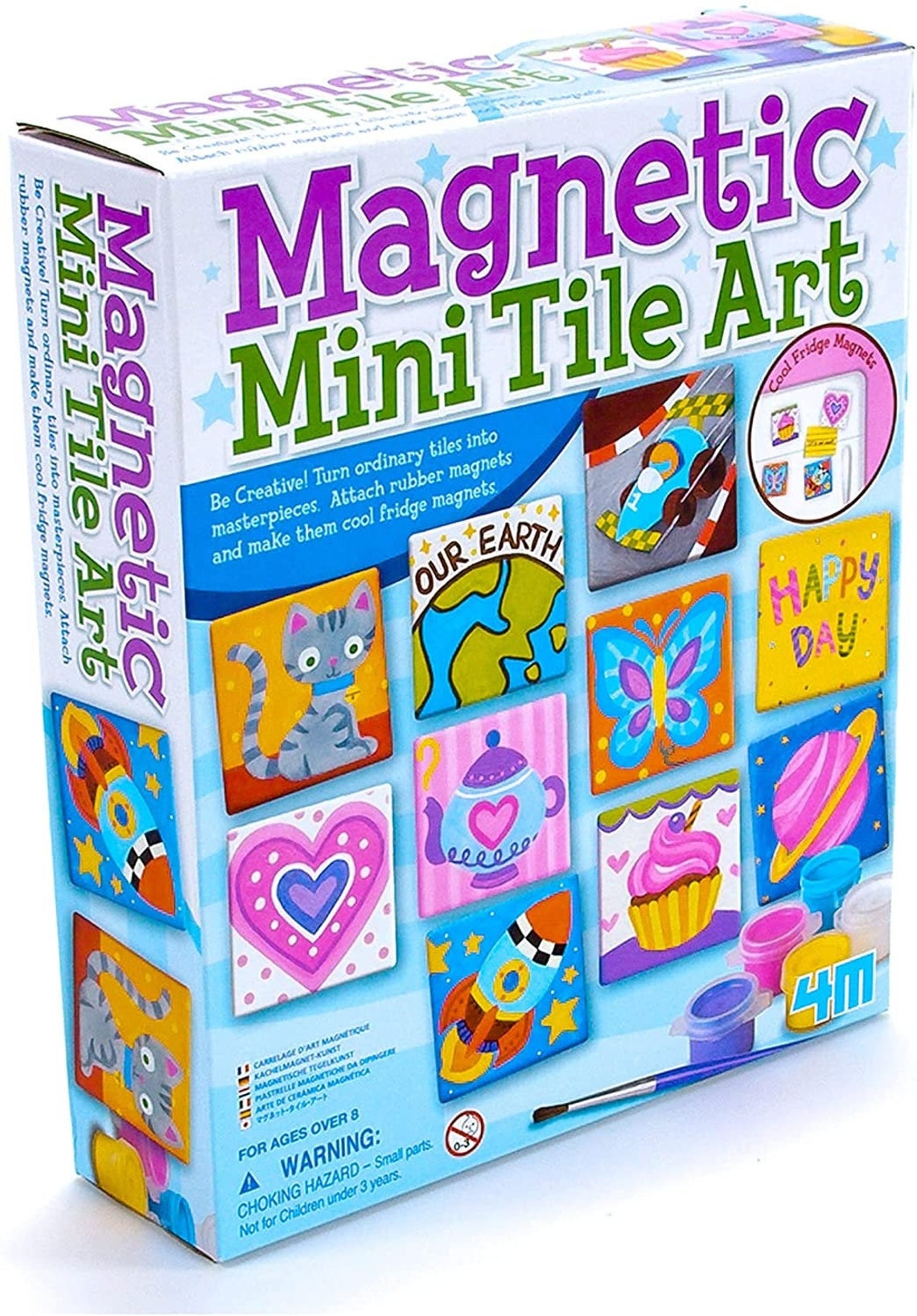 Mini Tile Art DIY Paint Arts & Crafts Kit Etsy