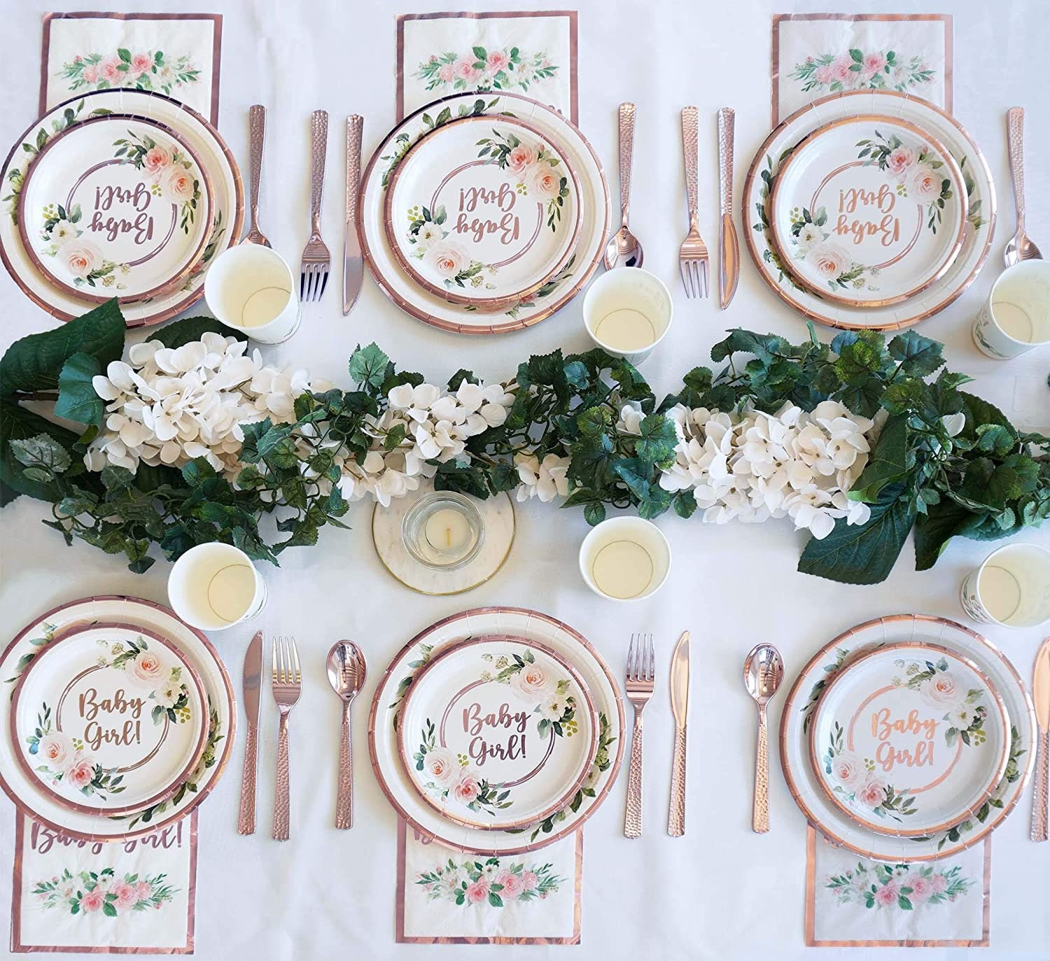 25 Servings Baby Shower Tableware Plates and Napkins Baby Etsy