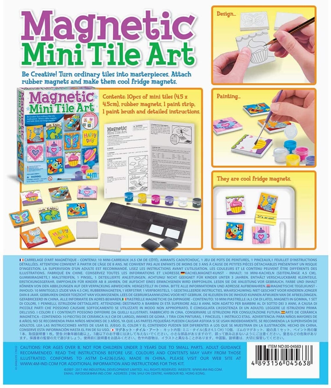 Mini Tile Art DIY Paint Arts & Crafts Kit Etsy