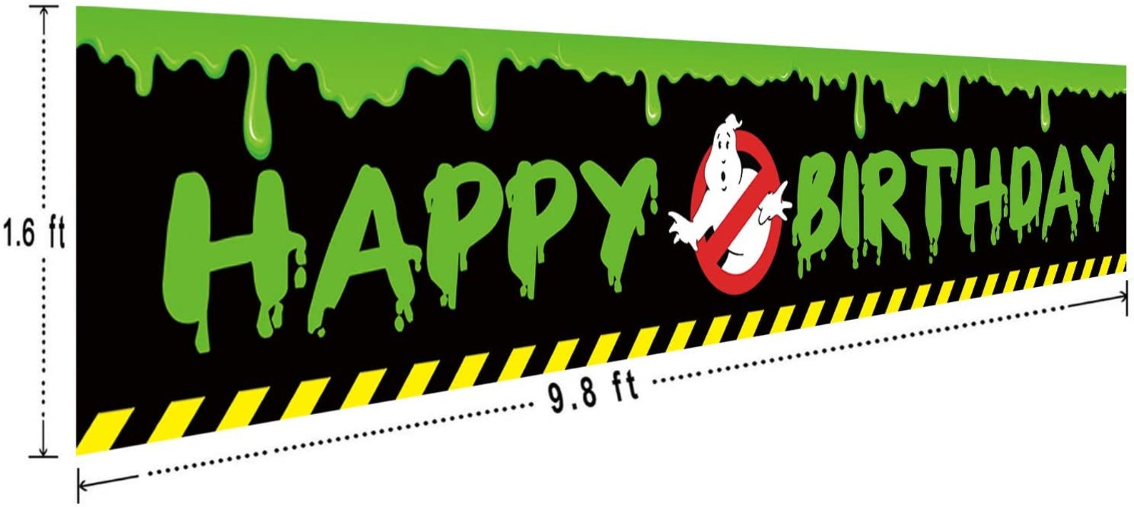 Large Ghost Busters Happy Birthday Banner Ghostbusters Etsy
