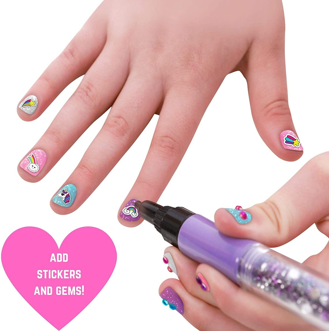 Unicorn Nail Art Kit Nail Art Stickers 3 Nail Salon Pens and Etsy