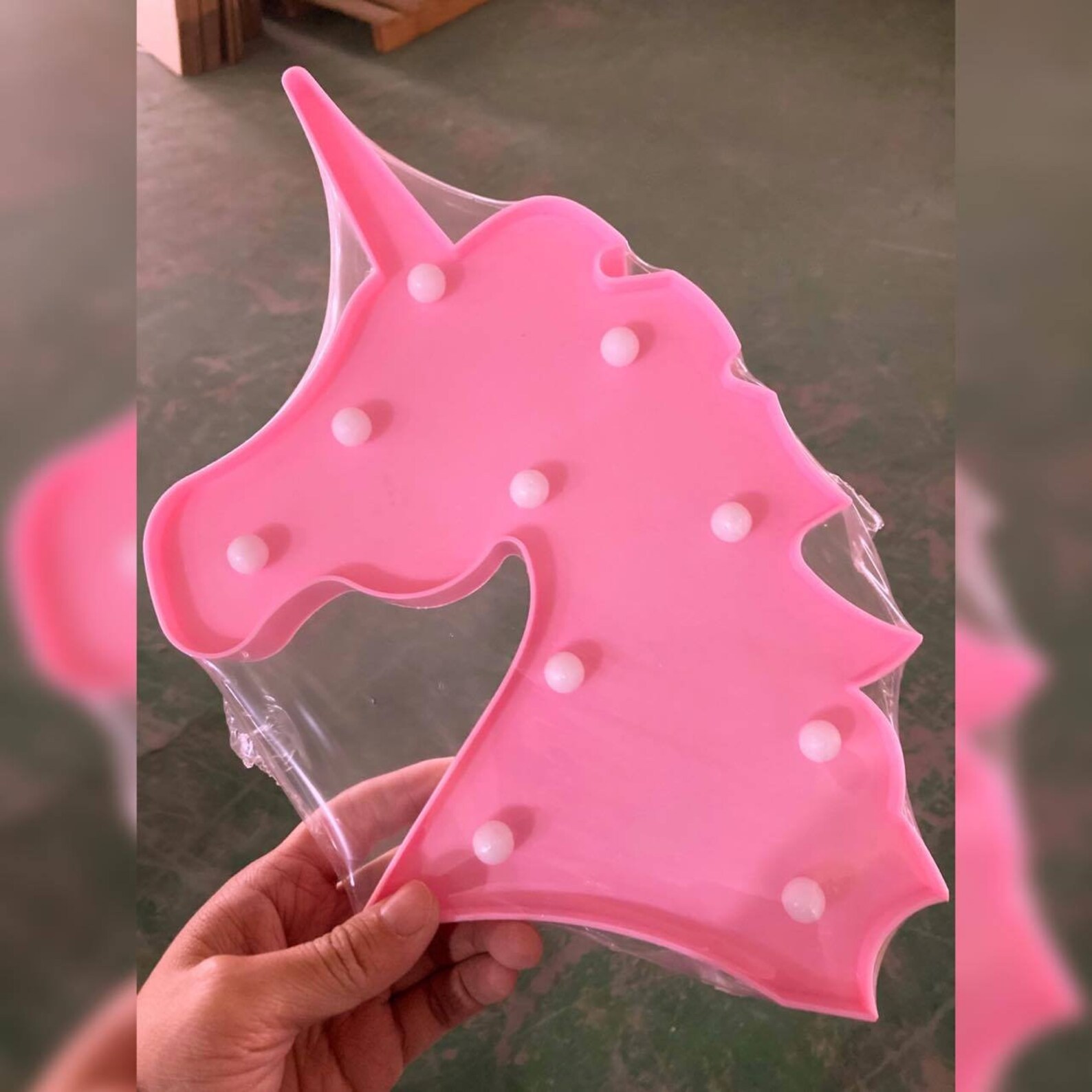 Lámpara unicornio para decoración de dormitorio para niñas. Etsy