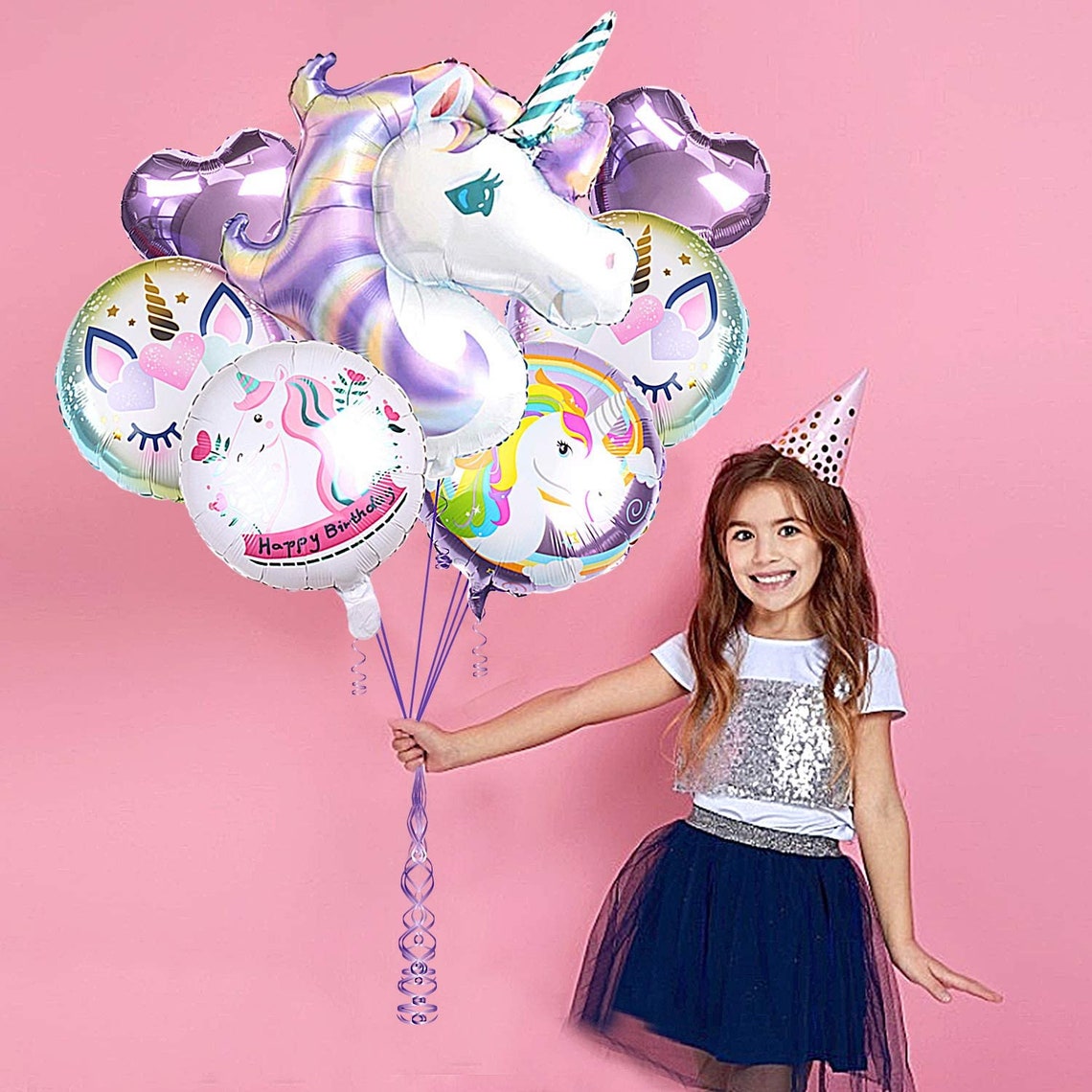 Unicorn Party Birthday Supplies for KidPack of 9 Unicorn Etsy