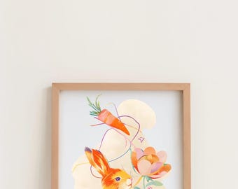 Spring Bloom Digital Print | Easter Wall Art Decor