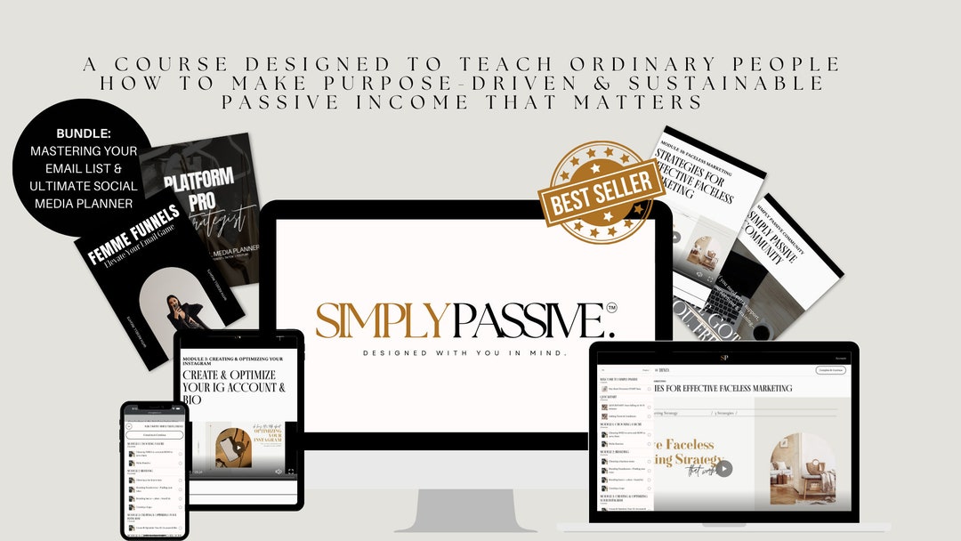 Passive Income Digital Marketing Course With Master Resell Rights MRR ...
