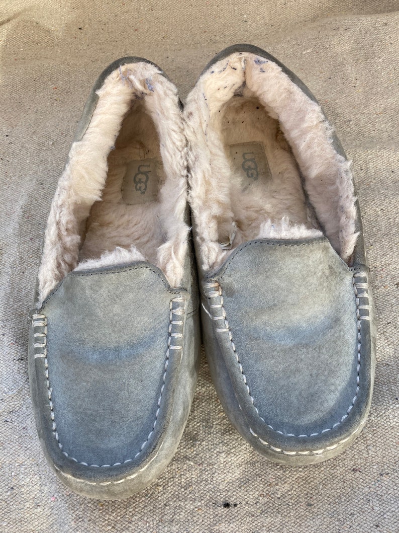 Uggs Well Worn Used Stinky Suede Slipper Shoes Moccasins - Etsy