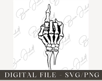 Skeleton Bride Hand Digital File