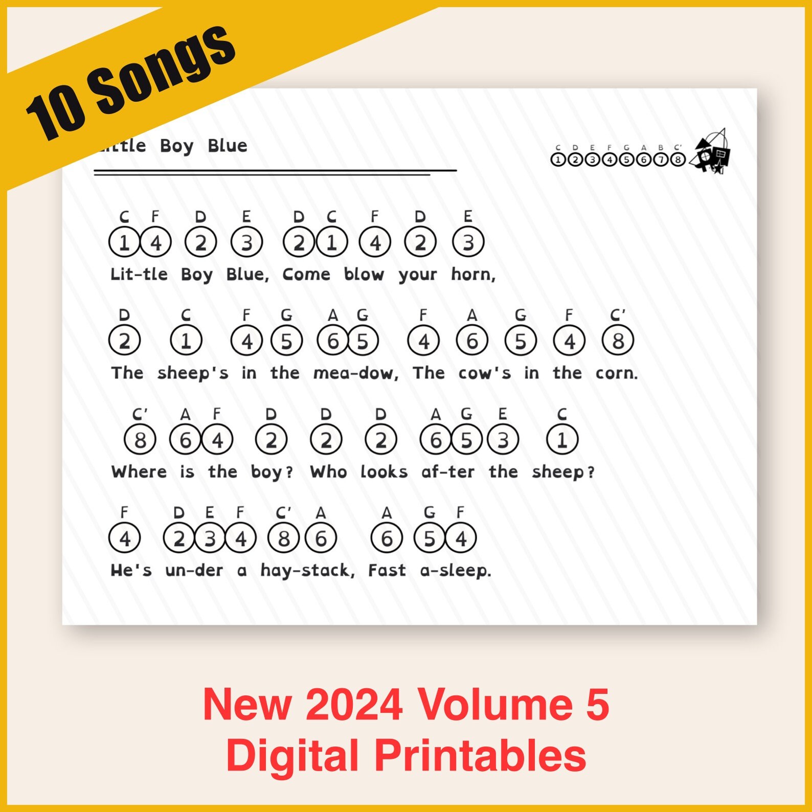ハンドベル C-D-E-F-G-A-B-C' 音階付き 初心者向け】ドレミをアルファベッドで覚えよう【CDEFGAB