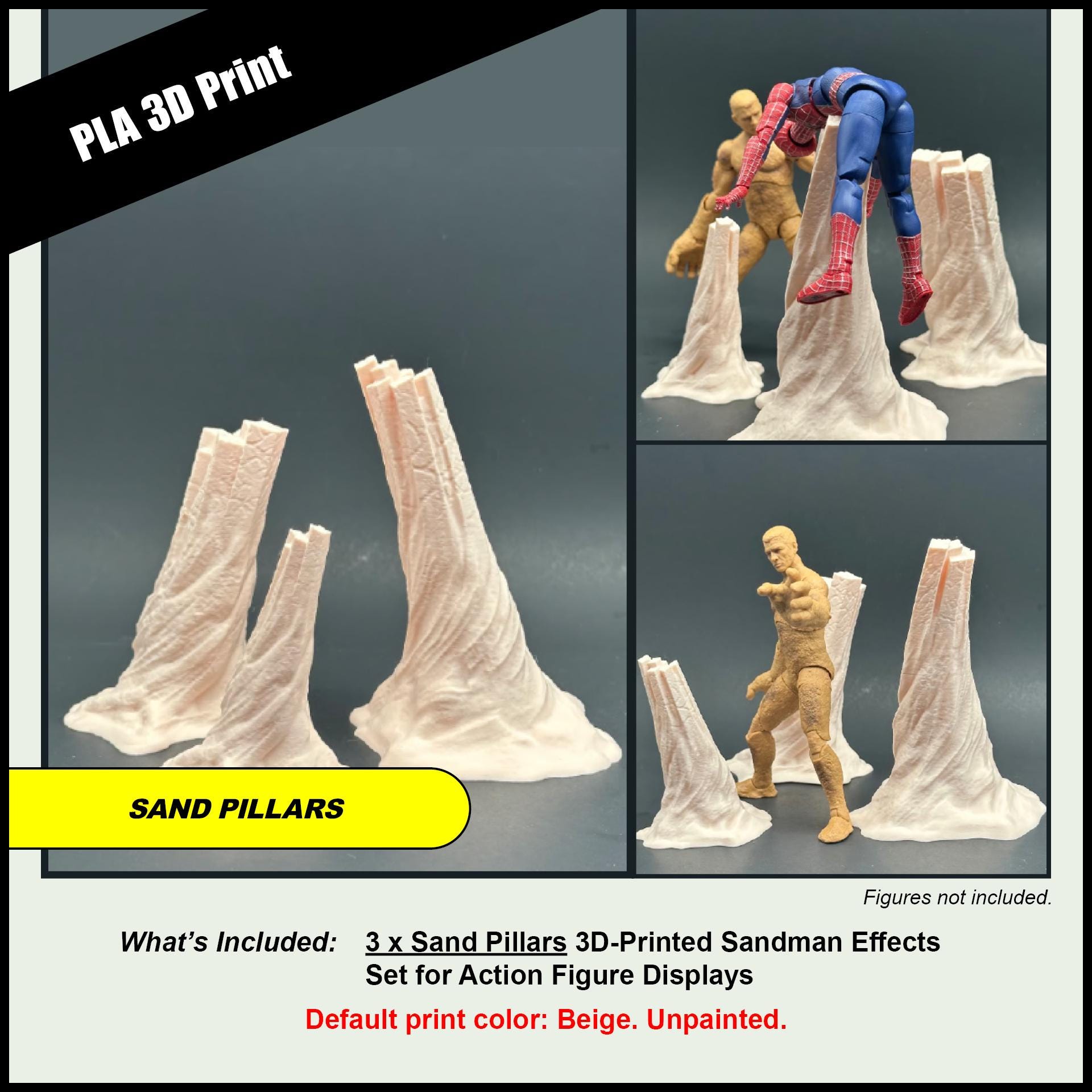 Ultimate 3d-printed Sandman Effects Bundle | Sand Tornado