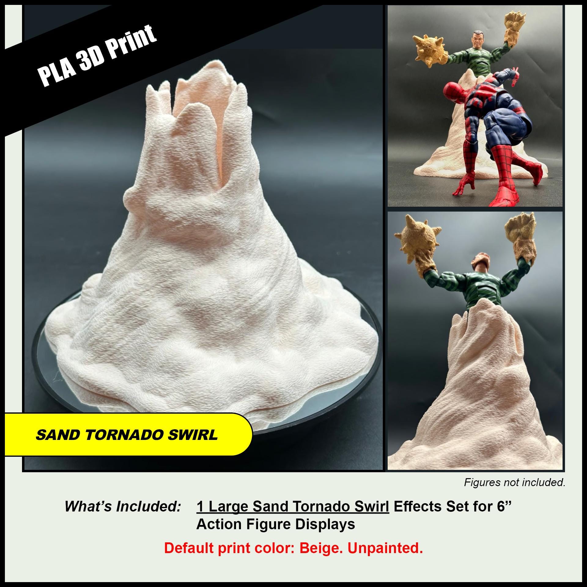 Ultimate 3d-printed Sandman Effects Bundle | Sand Tornado
