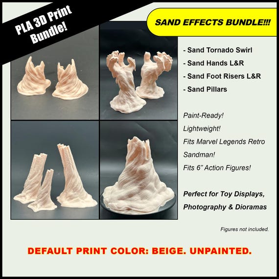Ultimate 3d-printed Sandman Effects Bundle | Sand Tornado