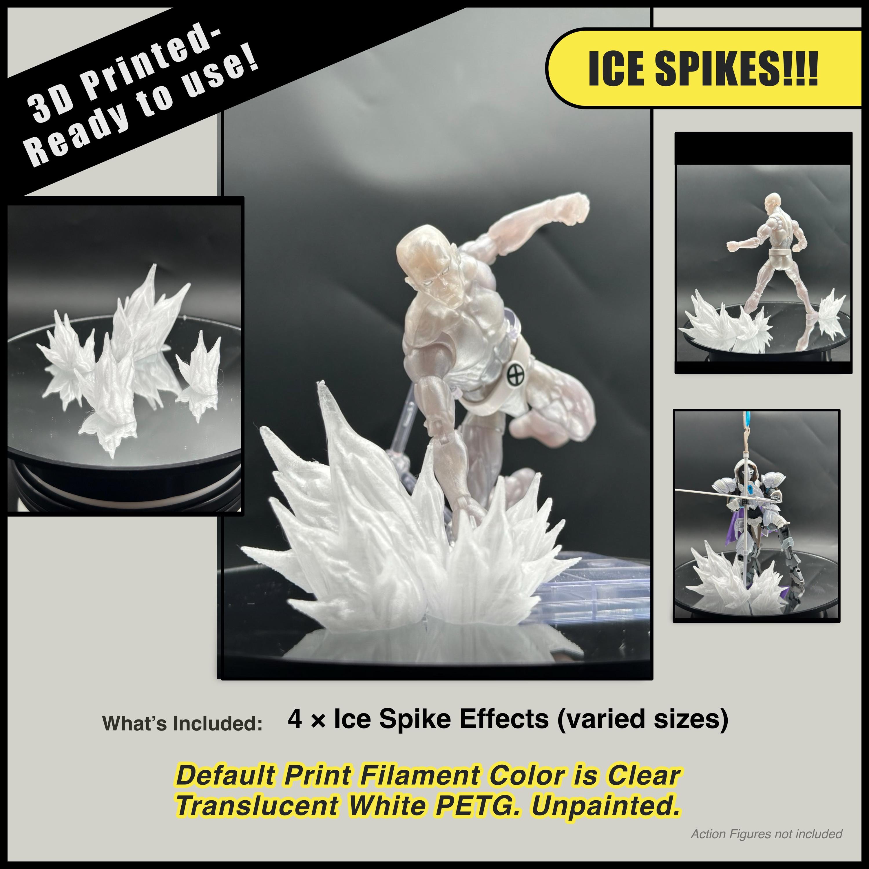 Ice Wall, Ice Spikes, Ice Surf Wave | 3D Printed Ice Effects for Action ...