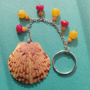 Porte-clés coquille Saint-Jacques 6