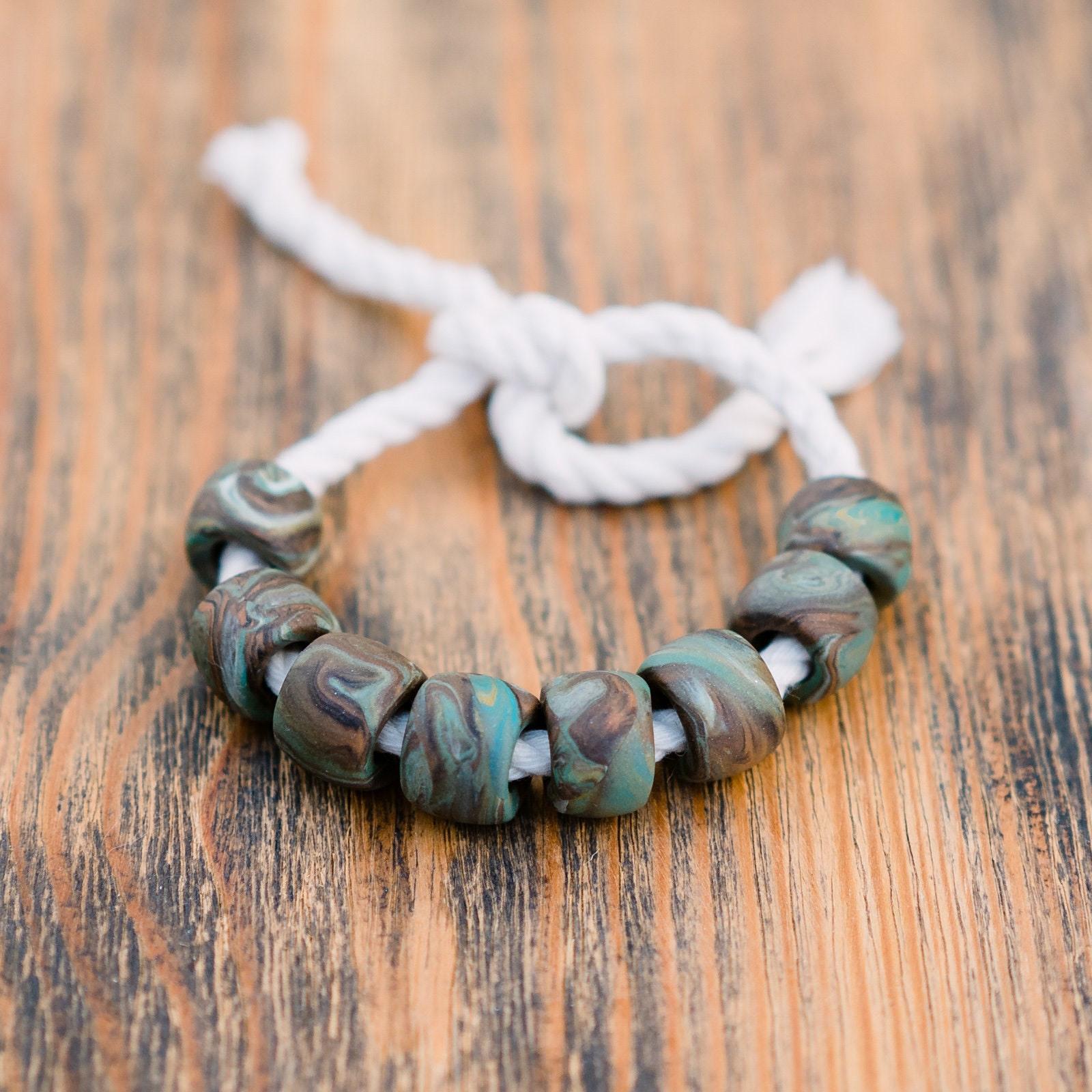 Handmade Macramé Beads Set of 8 Etsy